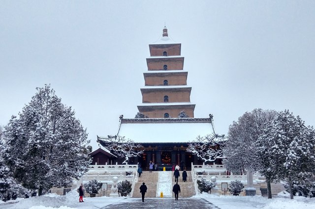 排行前十西安冬天赏雪去哪好